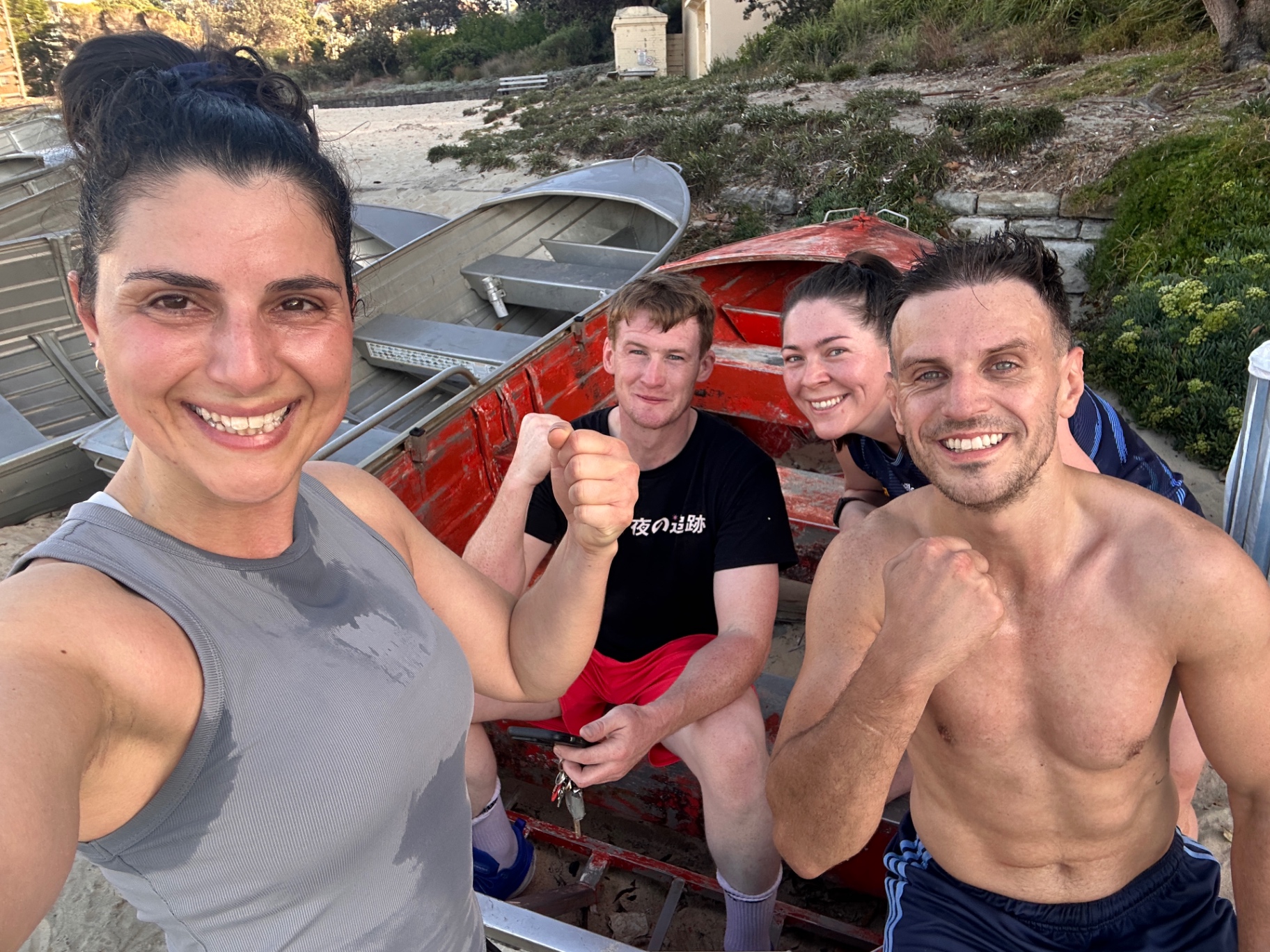 Beach recovery with the crew